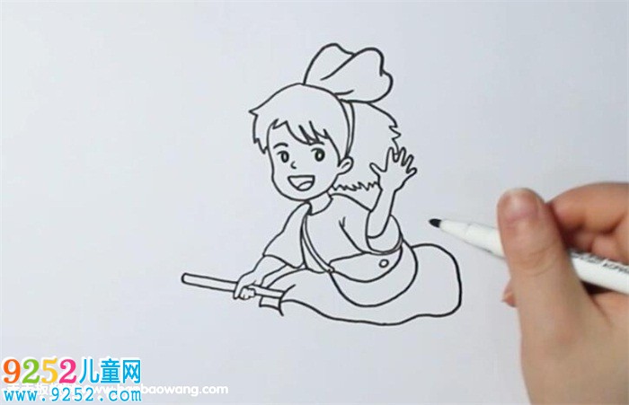 魔女宅急便琪琪<a href=http://www.inspiredelm.com/jianbihua/ target=_blank class=infotextkey>簡(jiǎn)筆畫(huà)</a>