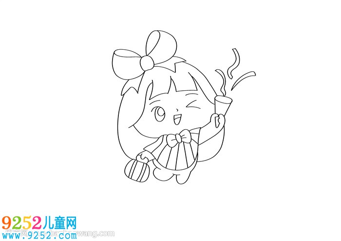 卡通小伶怎么畫