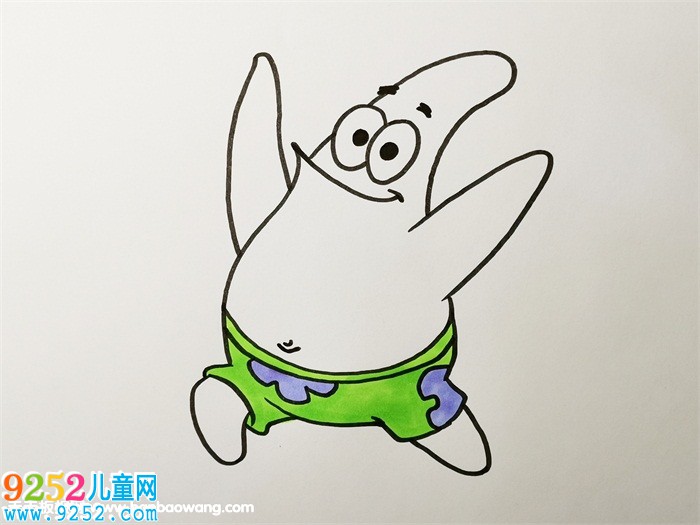 派大星怎么畫