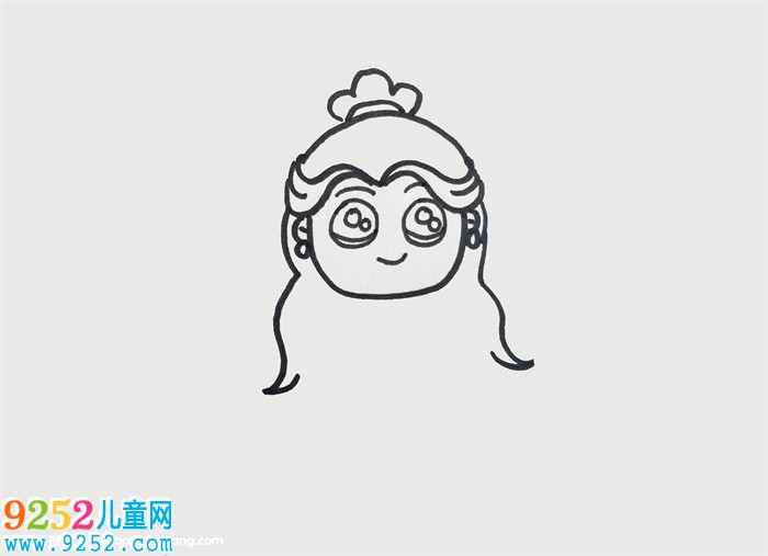 可愛公主<a href=http://www.inspiredelm.com/jianbihua/ target=_blank class=infotextkey>簡筆畫</a>，小公主<a href=http://www.inspiredelm.com/jianbihua/ target=_blank class=infotextkey>簡筆畫</a>漂亮可愛