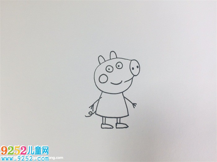 小豬佩奇畫法