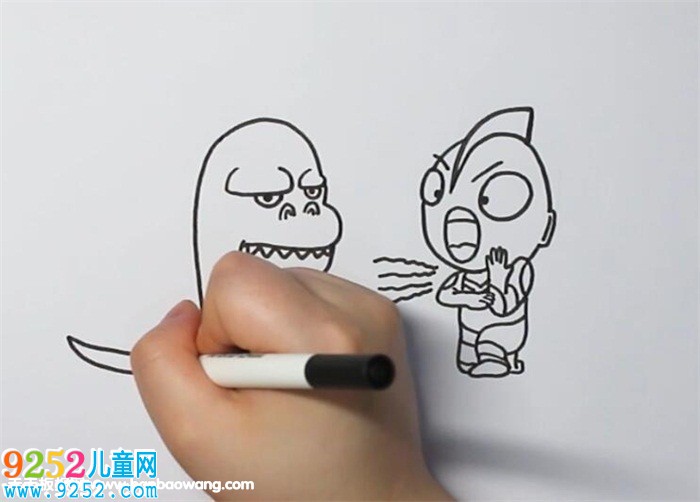 奧特曼打怪獸<a href=http://www.inspiredelm.com/jianbihua/ target=_blank class=infotextkey>簡(jiǎn)筆畫</a>