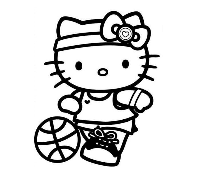 凱蒂貓?zhí)咦闱蚩ㄍㄈ宋锖?jiǎn)筆畫(huà)