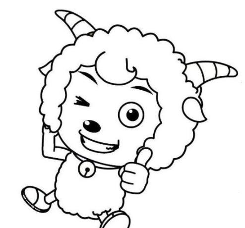 喜羊羊怎么畫_喜羊羊的兒童畫作品