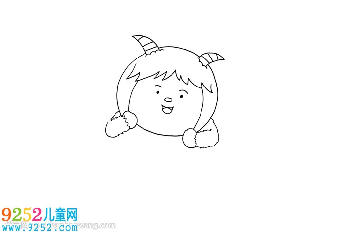 暖羊羊怎么畫