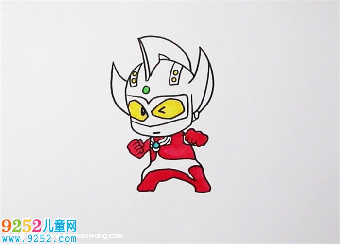 泰羅奧特曼簡(jiǎn)筆畫(huà)