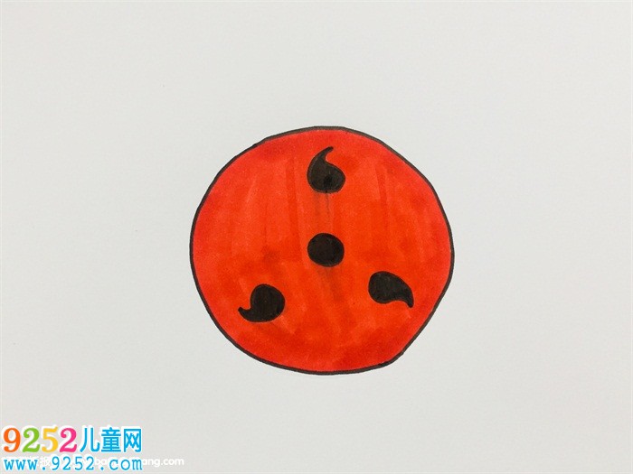 佐助寫輪眼怎么畫