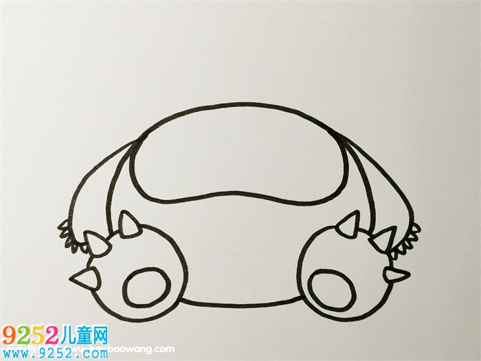 神奇寶貝卡比獸怎么畫(huà)