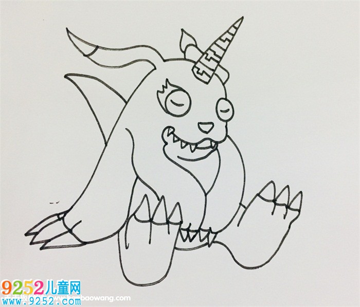 加布獸怎么畫