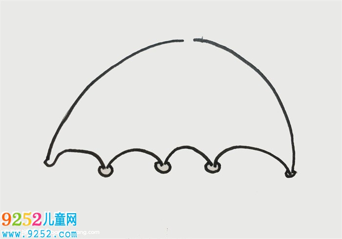 畫紙傘怎么簡單又好看