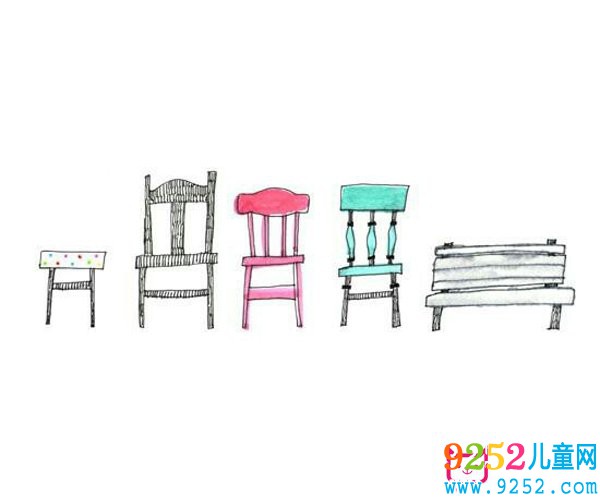 簡單的日常用品<a href=http://www.inspiredelm.com/jianbihua/ target=_blank class=infotextkey>簡筆畫</a>，椅子<a href=http://www.inspiredelm.com/jianbihua/ target=_blank class=infotextkey>簡筆畫</a>
