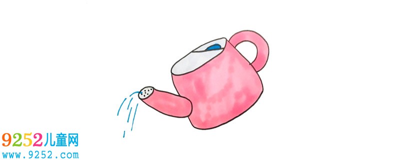 澆水壺怎么畫