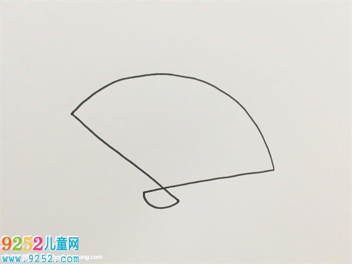 畫扇子怎么畫