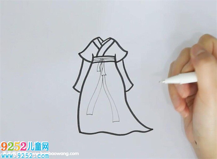 對襟襦裙<a href=http://www.inspiredelm.com/jianbihua/ target=_blank class=infotextkey>簡筆畫</a>