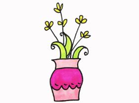 花瓶怎么畫(huà)簡(jiǎn)單好看