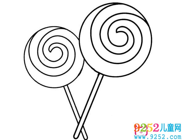 好看的彩虹棒棒糖<a href=http://www.inspiredelm.com/jianbihua/ target=_blank class=infotextkey>簡筆畫</a>