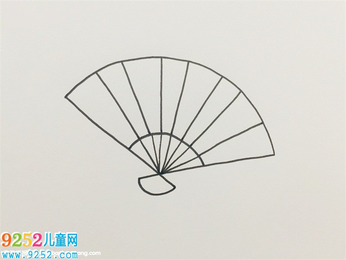 畫扇子怎么畫