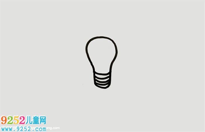 燈泡怎么畫