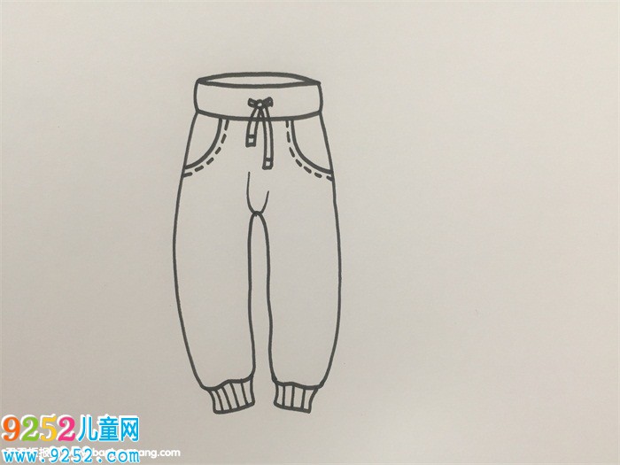 長褲怎么畫