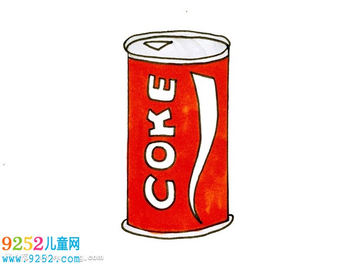 可口可樂(lè)怎么畫