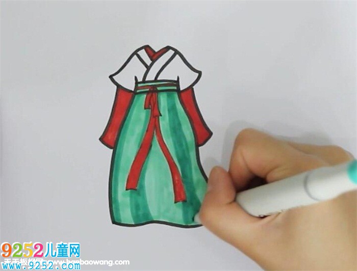 對襟襦裙<a href=http://www.inspiredelm.com/jianbihua/ target=_blank class=infotextkey>簡筆畫</a>