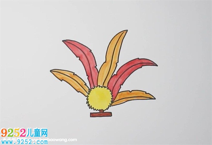 毽子怎么畫