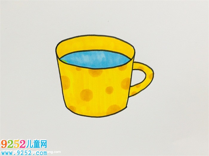 杯子怎么畫