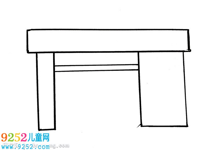 桌子怎么畫一步一步教