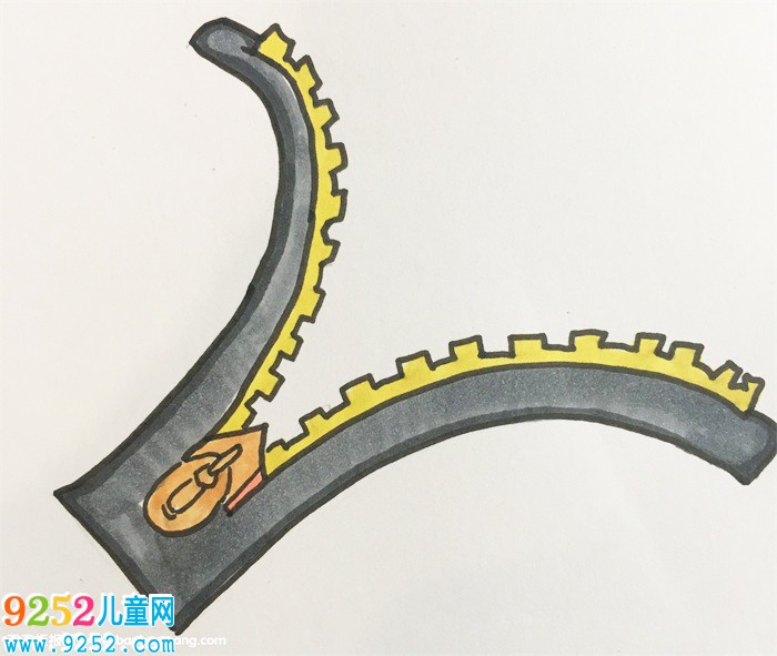 拉鏈怎么畫