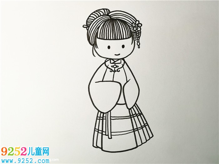 <a href=http://www.inspiredelm.com/jianbihua/ target=_blank class=infotextkey>簡筆畫</a>漢服怎么畫
