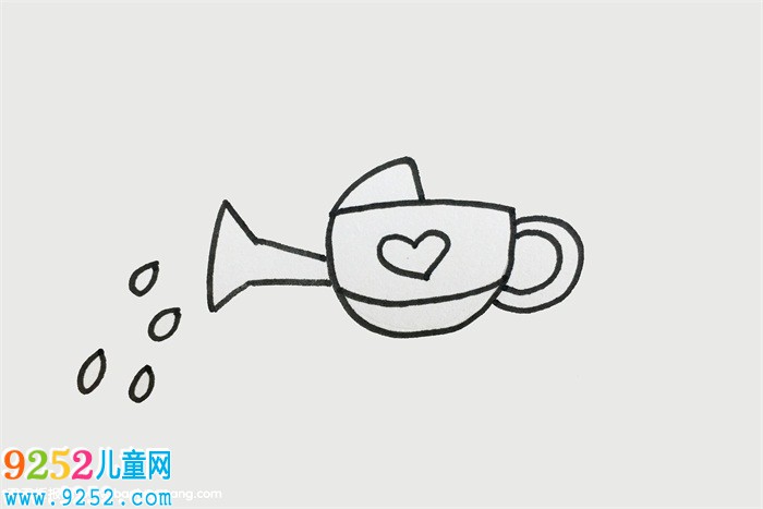 灑水壺怎么畫