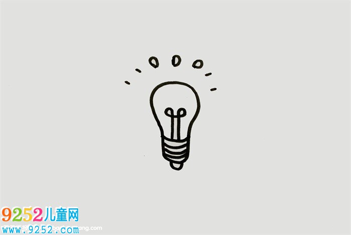 燈泡怎么畫
