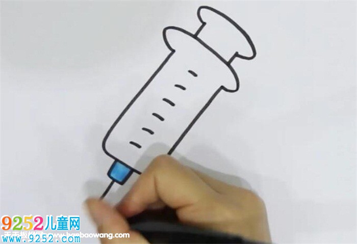 針筒注射器<a href=http://www.inspiredelm.com/jianbihua/ target=_blank class=infotextkey>簡筆畫</a>