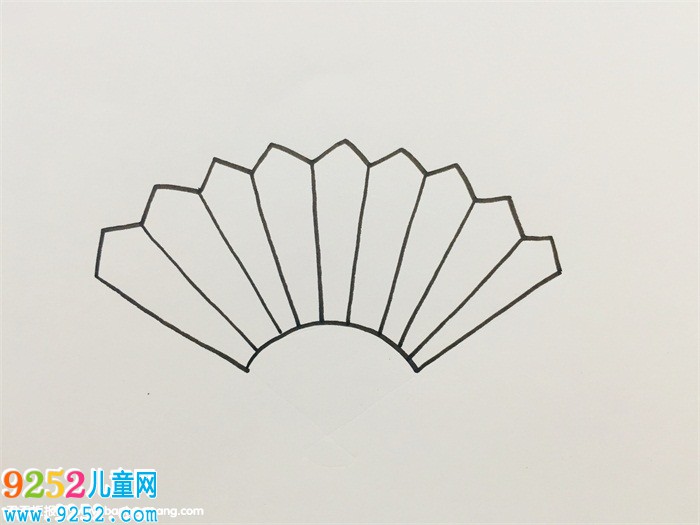 扇子怎么畫
