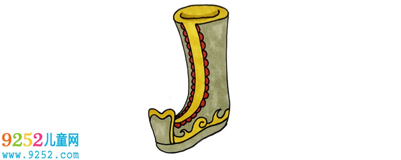 古代鞋子畫法