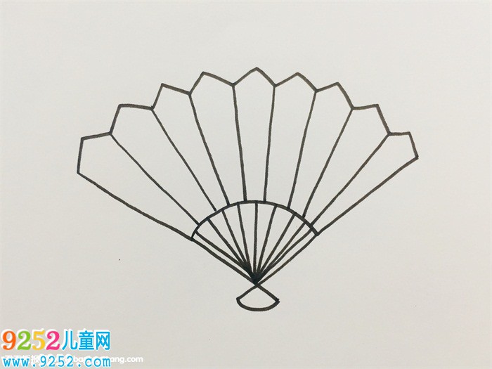 扇子怎么畫
