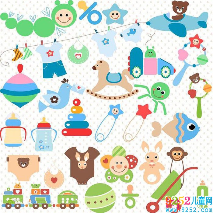 幼兒日常用品<a href=http://www.inspiredelm.com/jianbihua/ target=_blank class=infotextkey>簡(jiǎn)筆畫</a>，可愛卡通嬰兒用品玩具