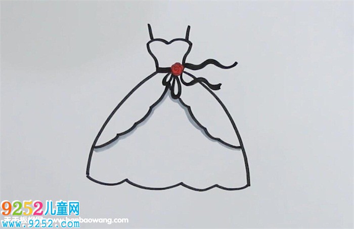 婚紗<a href=http://www.inspiredelm.com/jianbihua/ target=_blank class=infotextkey>簡(jiǎn)筆畫</a>簡(jiǎn)單又漂亮