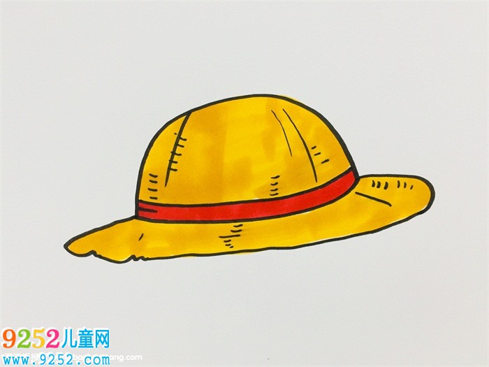 草帽怎么畫