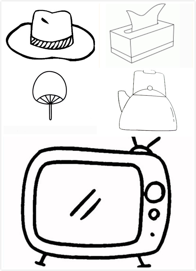創(chuàng)意生活用品簡筆畫大全