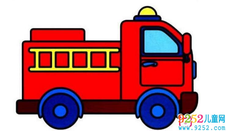 幼兒消防器材<a href=http://www.inspiredelm.com/jianbihua/ target=_blank class=infotextkey>簡筆畫</a>，消防車<a href=http://www.inspiredelm.com/jianbihua/ target=_blank class=infotextkey>簡筆畫</a>