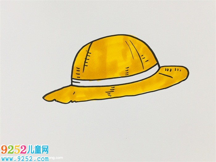 草帽怎么畫