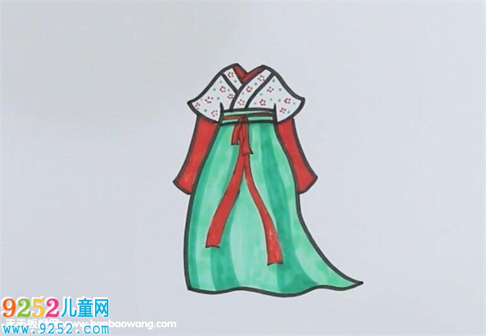 對襟襦裙<a href=http://www.inspiredelm.com/jianbihua/ target=_blank class=infotextkey>簡筆畫</a>