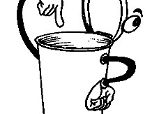簡(jiǎn)筆畫日常用品，垃圾桶簡(jiǎn)筆畫