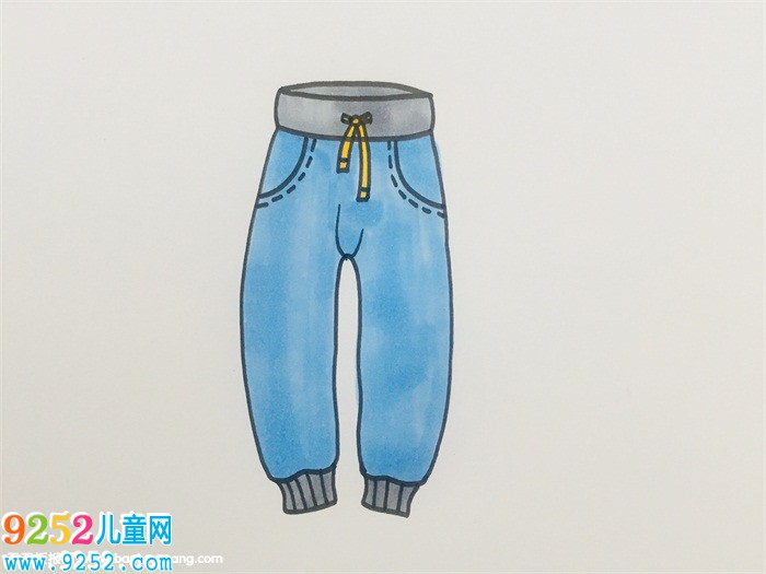 長褲怎么畫