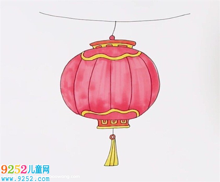 燈籠怎么畫