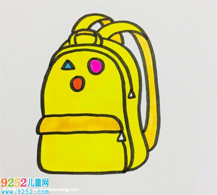 畫一個簡單的書包