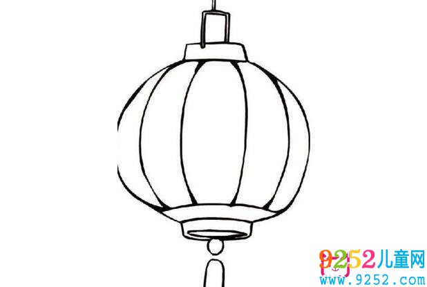 春節(jié)<a href=http://www.inspiredelm.com/jianbihua/ target=_blank class=infotextkey>簡(jiǎn)筆畫(huà)</a>，燈籠<a href=http://www.inspiredelm.com/jianbihua/ target=_blank class=infotextkey>簡(jiǎn)筆畫(huà)</a>