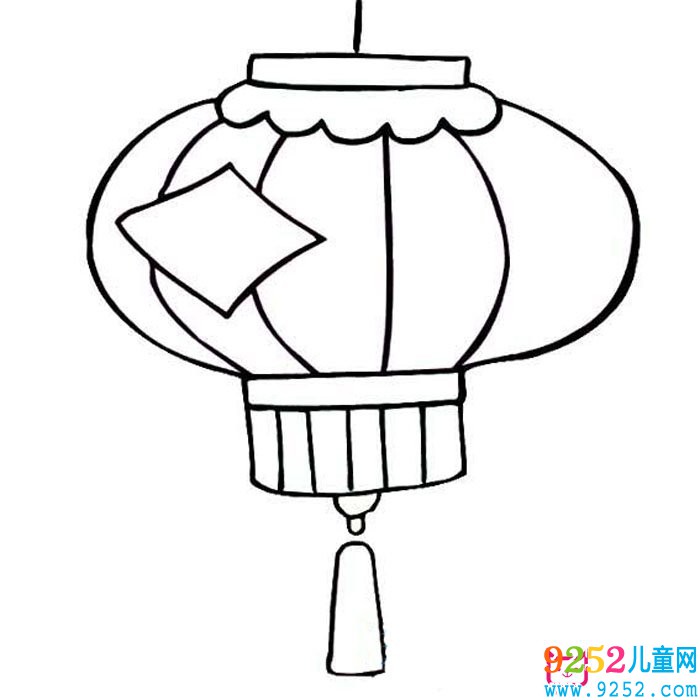 圓燈籠<a href=http://www.inspiredelm.com/jianbihua/ target=_blank class=infotextkey>簡筆畫</a>