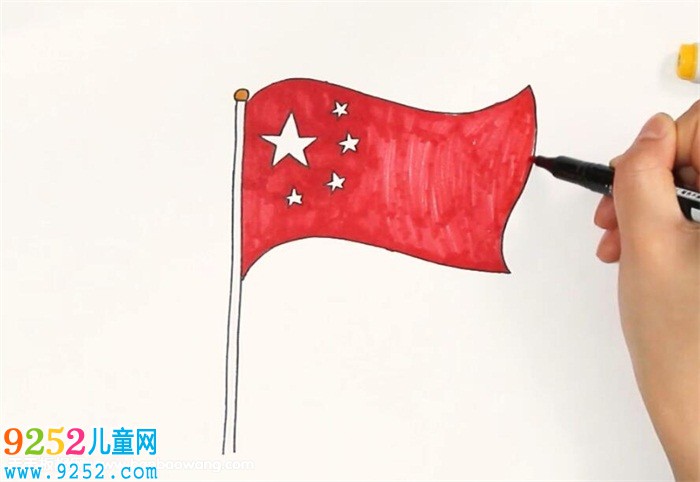 五星紅旗<a href=http://www.inspiredelm.com/jianbihua/ target=_blank class=infotextkey>簡筆畫</a>